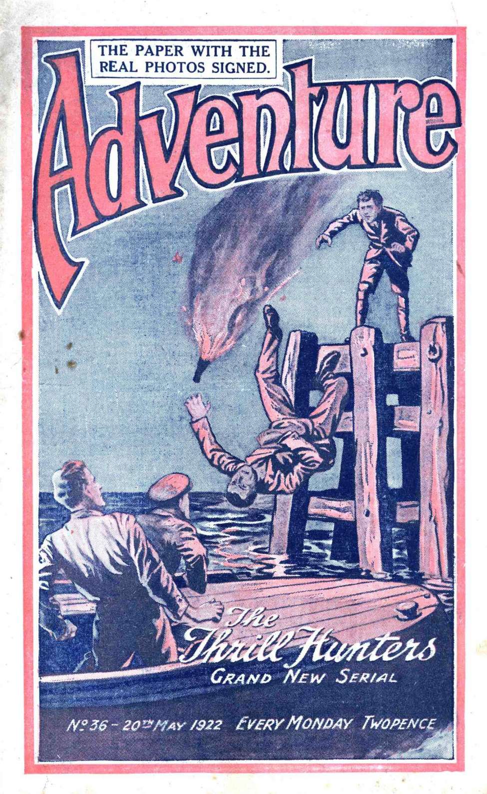 Comic Book Cover For Adventure 36 - White Star to the Rescue