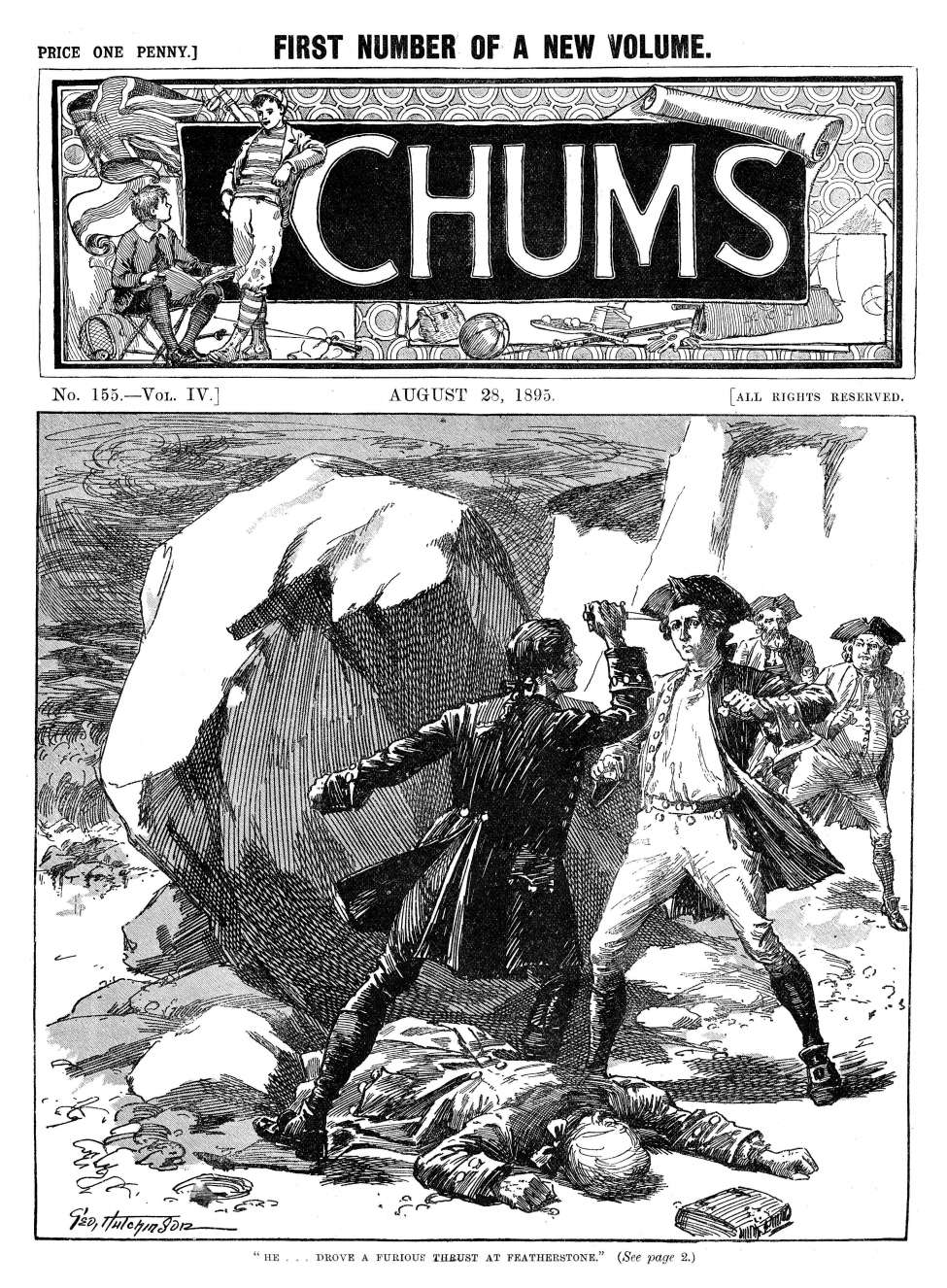 Comic Book Cover For Chums 155 - In Quest of Sheba's Treasure