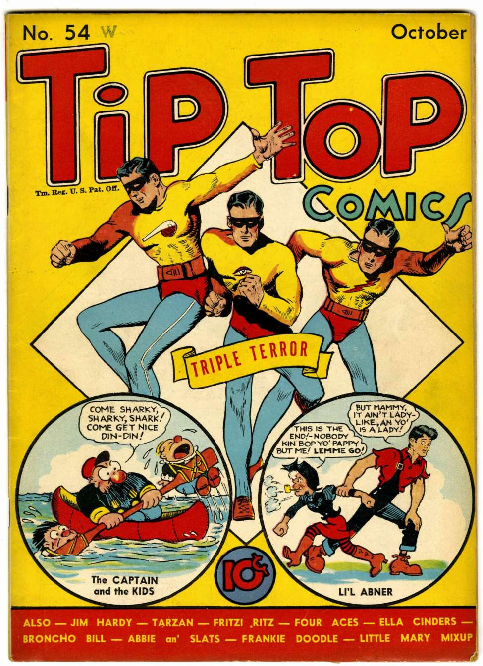 Comic Book Cover For Tip Top Comics 54 - Version 2