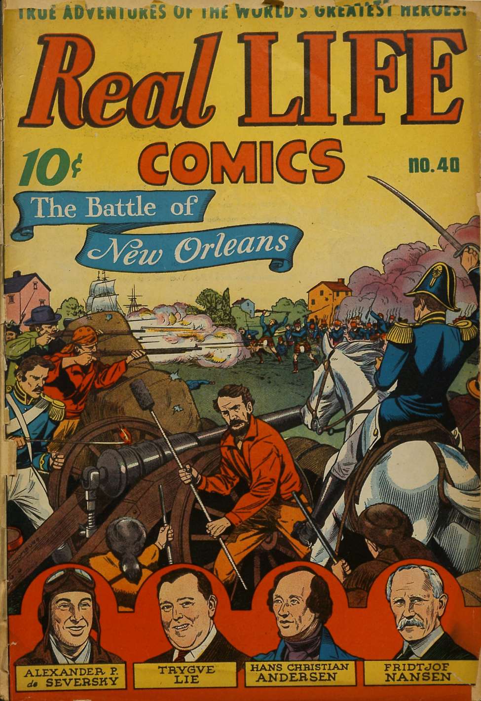 Comic Book Cover For Real Life Comics 40