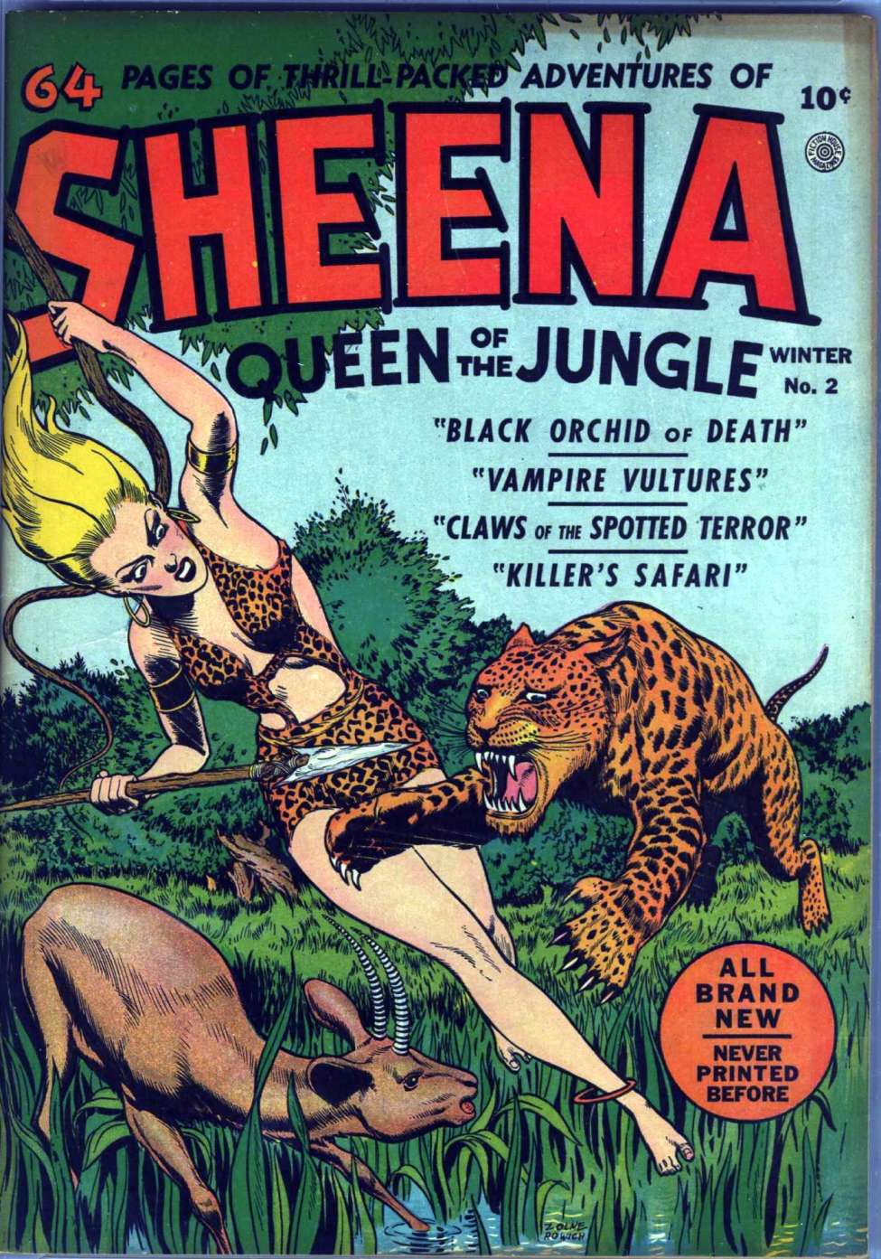 Book Cover For Sheena, Queen of the Jungle 2