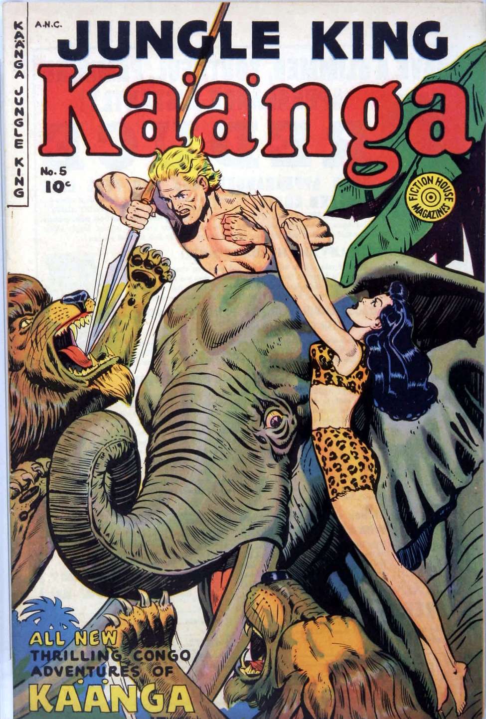 Comic Book Cover For Kaänga Comics 5 - Version 2