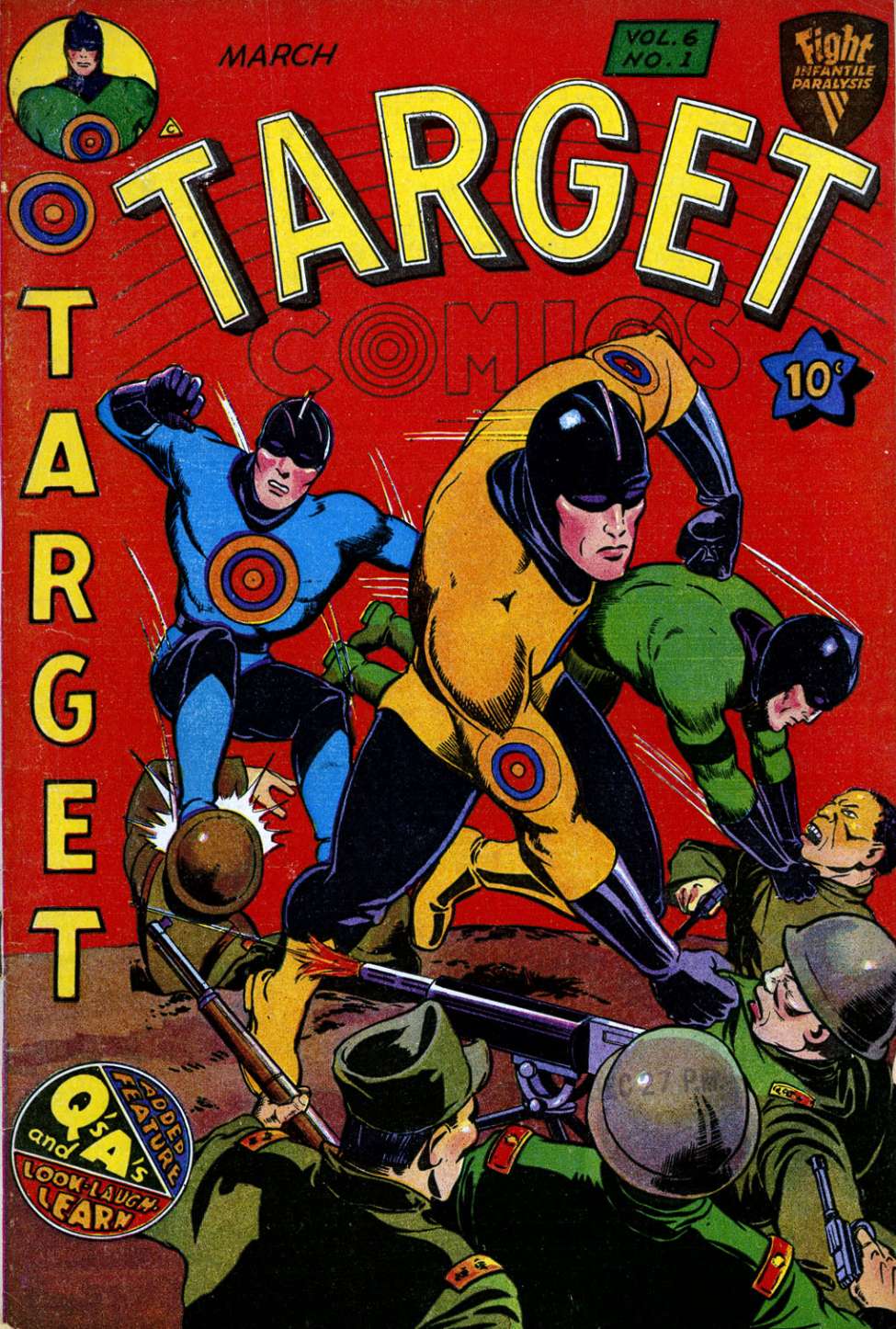 Book Cover For Target Comics v6 1