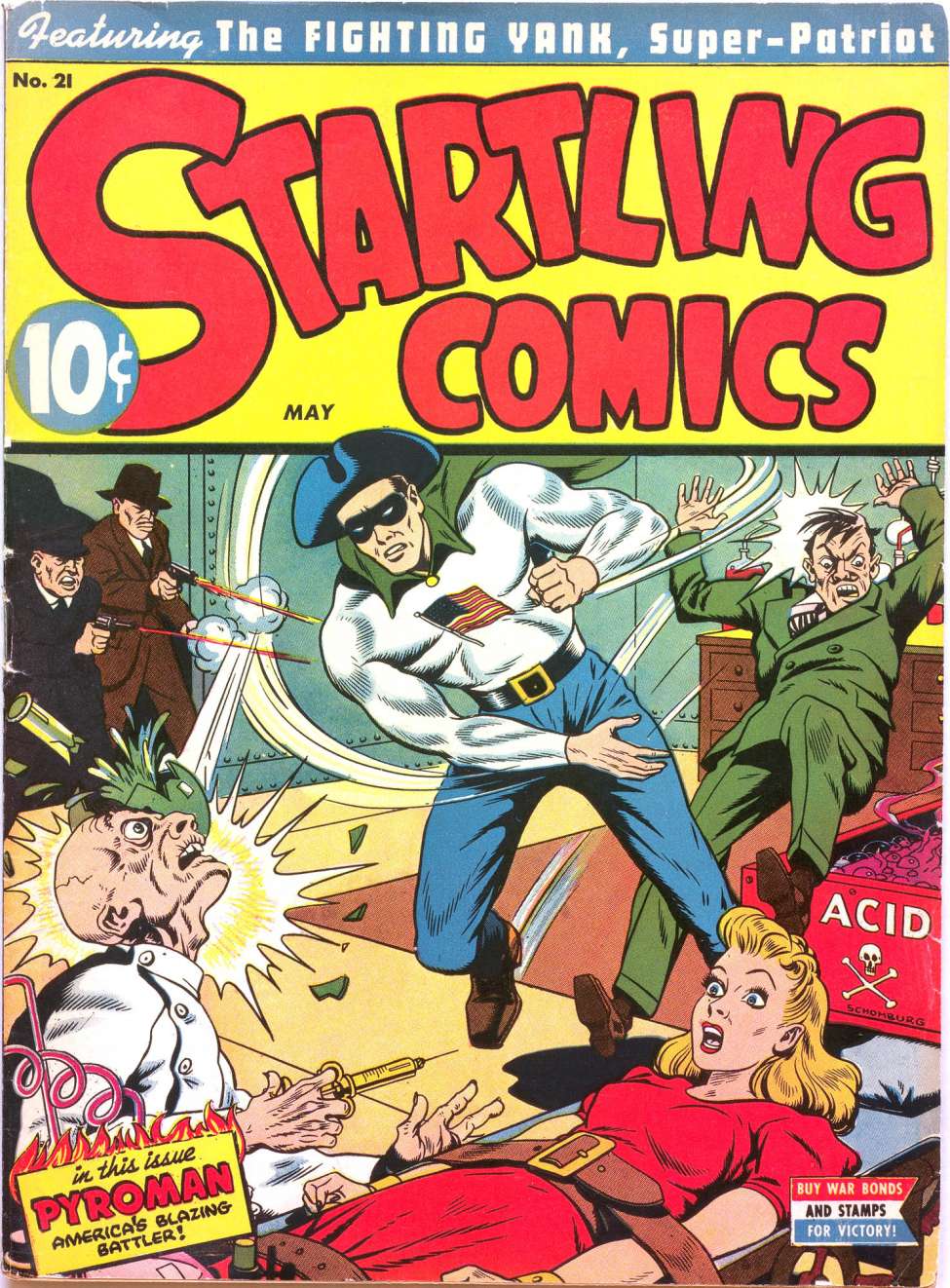 Comic Book Cover For Startling Comics 21 - Version 2