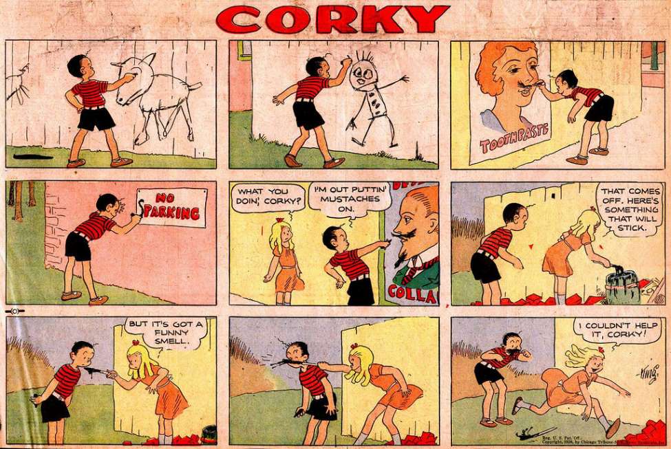 Comic Book Cover For Corky 1936
