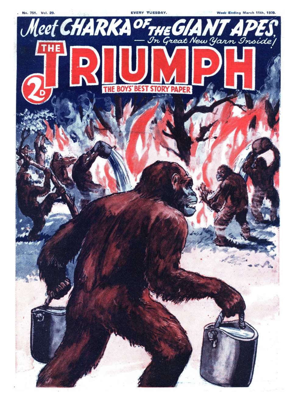 Comic Book Cover For The Triumph 751