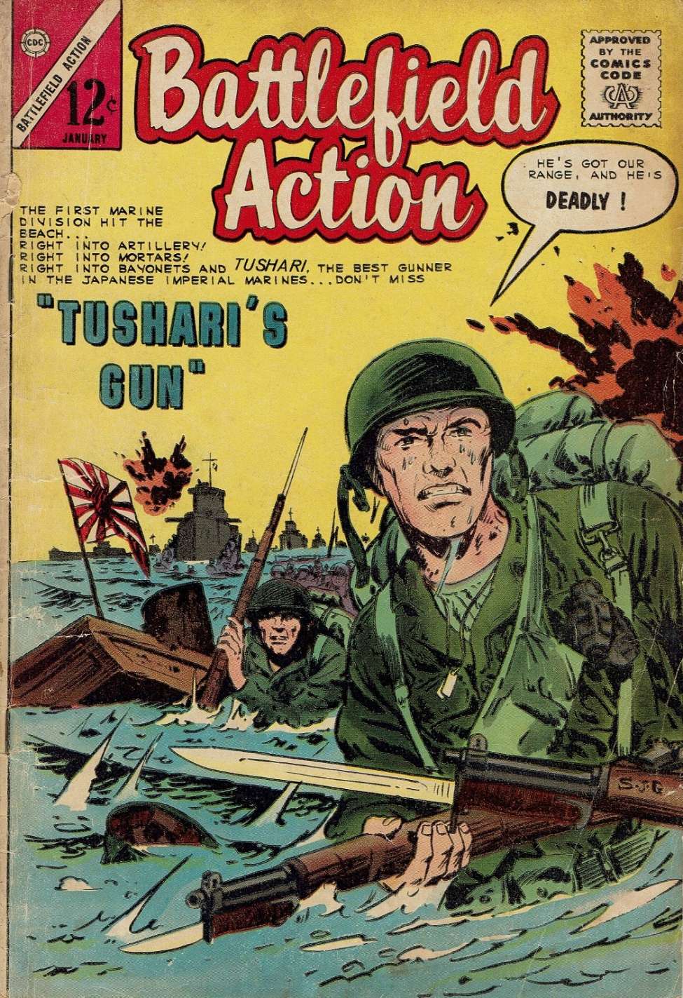 Comic Book Cover For Battlefield Action 56