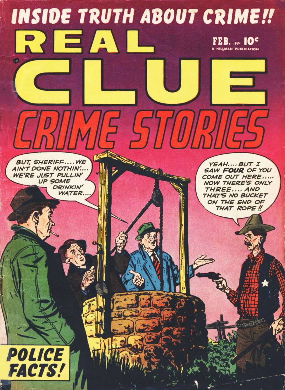 Book Cover For Real Clue Crime Stories v5 12 - Version 2