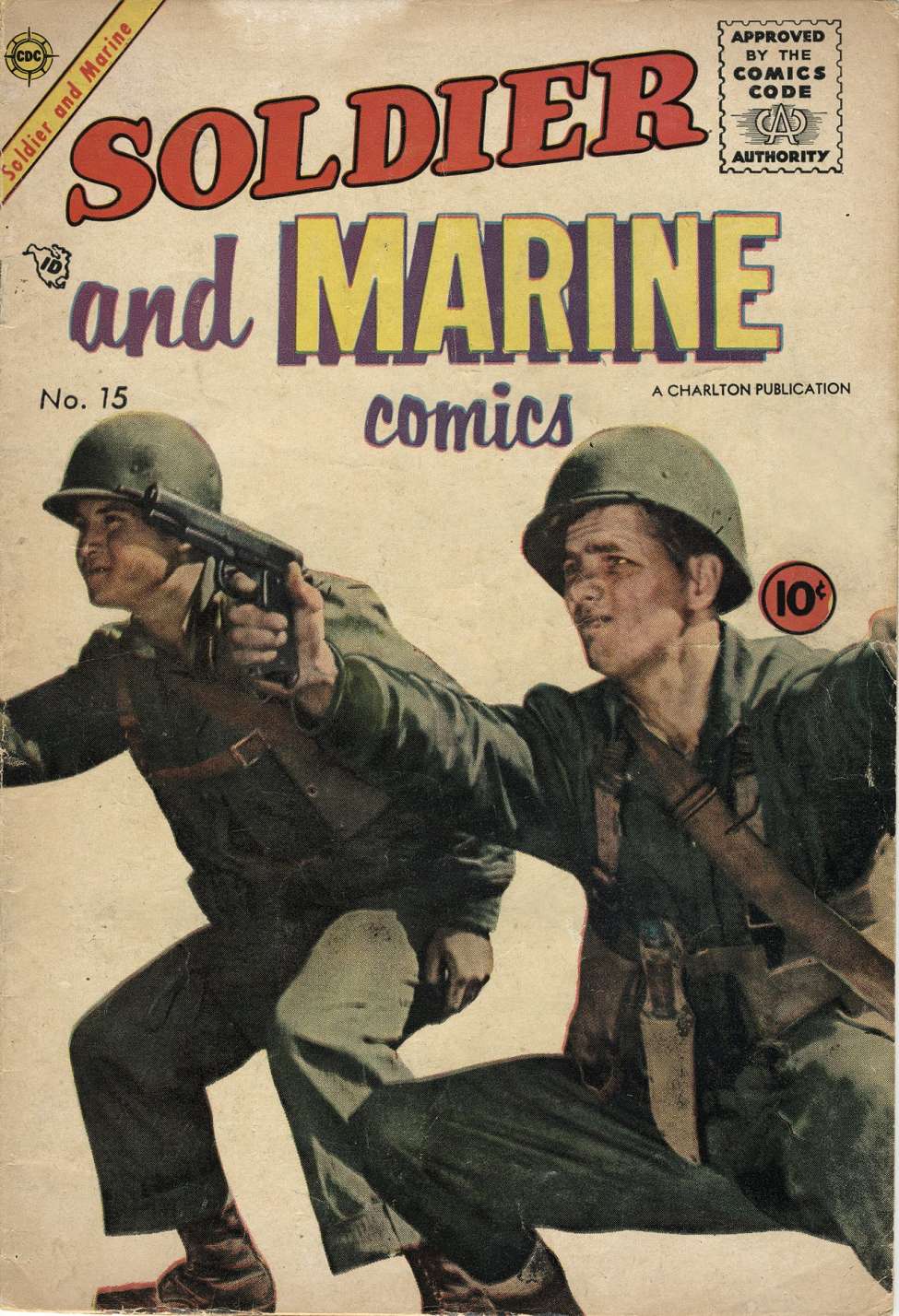 Book Cover For Soldier and Marine Comics 15