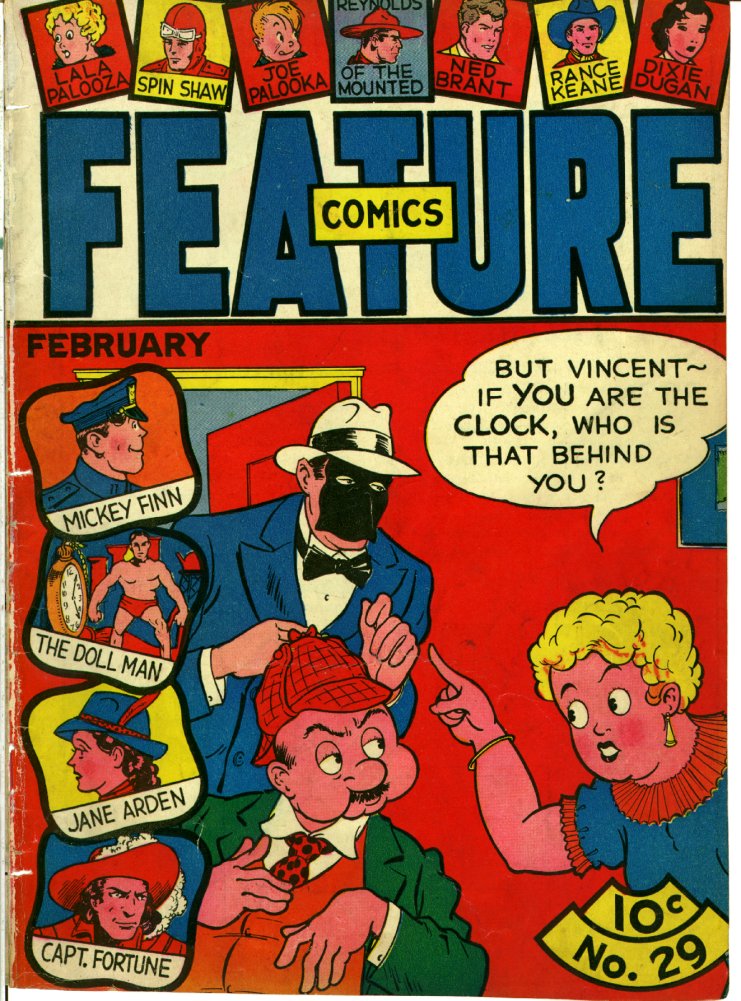 Comic Book Cover For Feature Comics 29