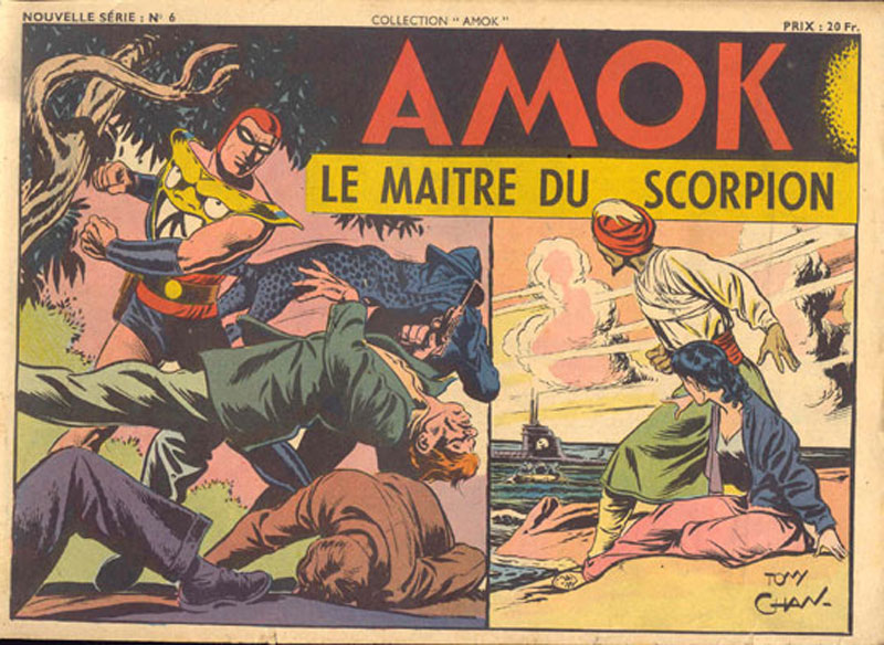 Comic Book Cover For Amok 6 - Le Maître du Scorpion