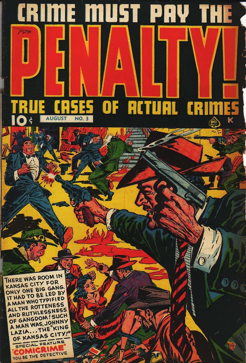 Comic Book Cover For Crime Must Pay the Penalty 3