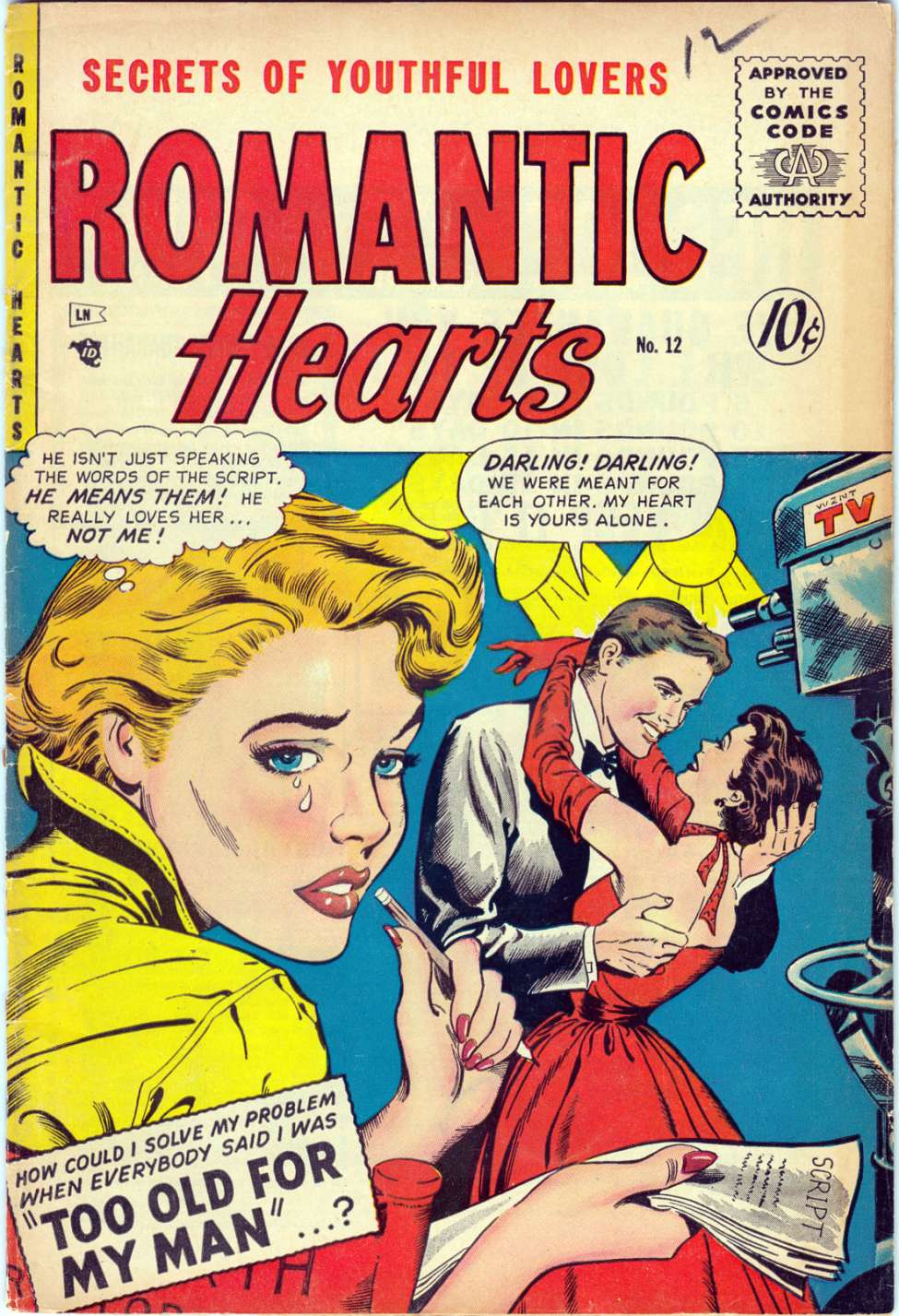 Comic Book Cover For Romantic Hearts v2 12