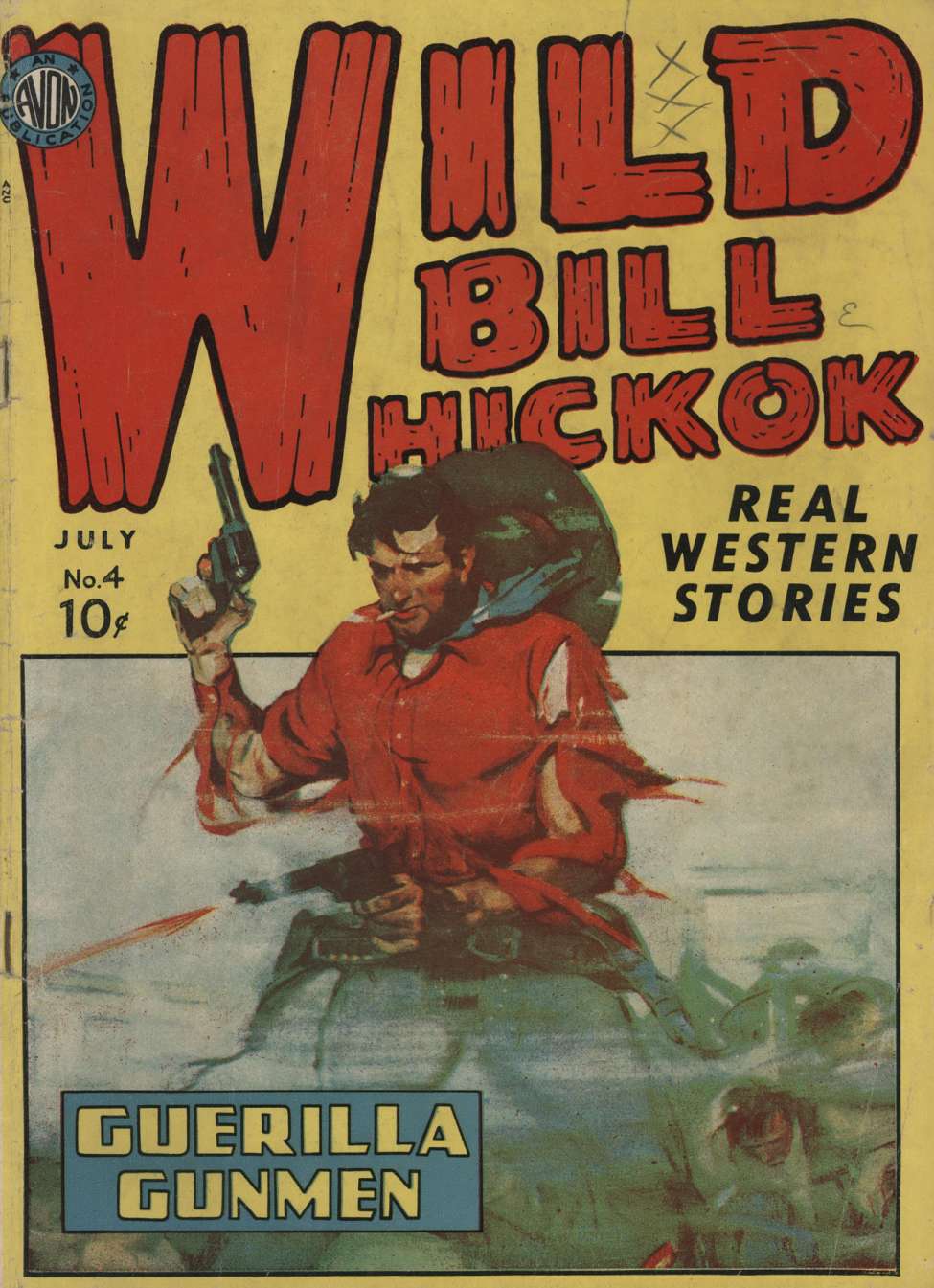 Comic Book Cover For Wild Bill Hickok 4 (alt) - Version 2