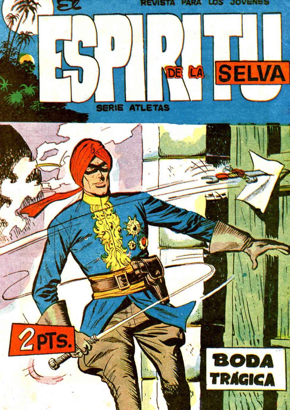 Comic Book Cover For El Espiritu De La Selva 29 - Boda Trágica