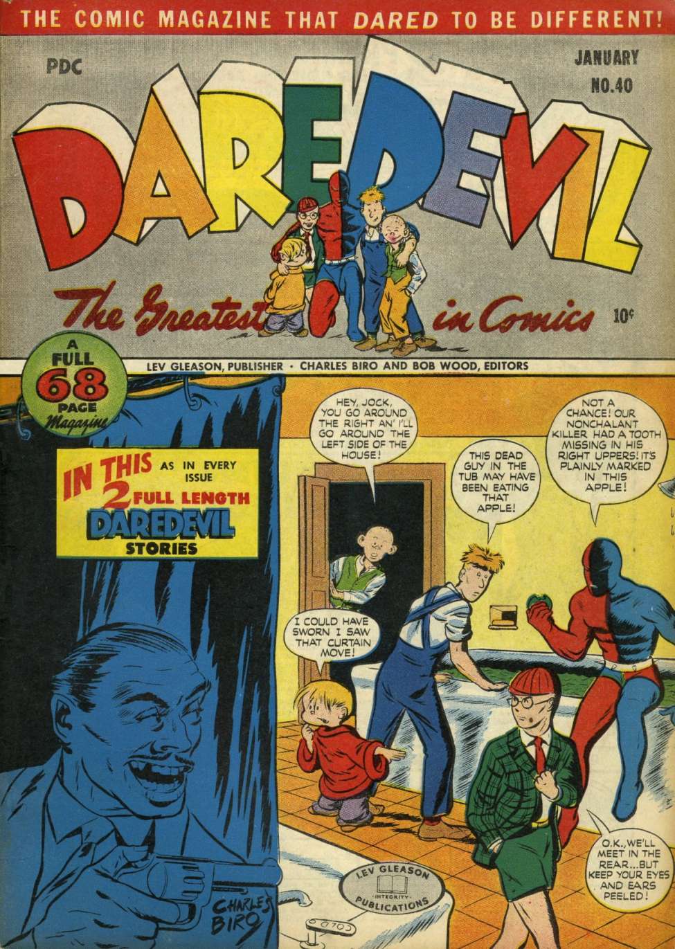 Comic Book Cover For Daredevil Comics 40
