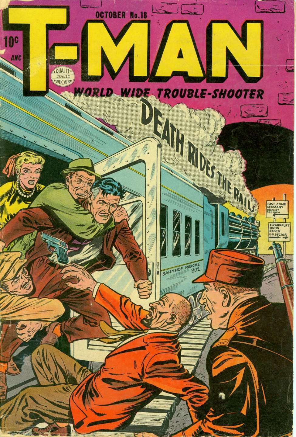 Comic Book Cover For T-Man 18