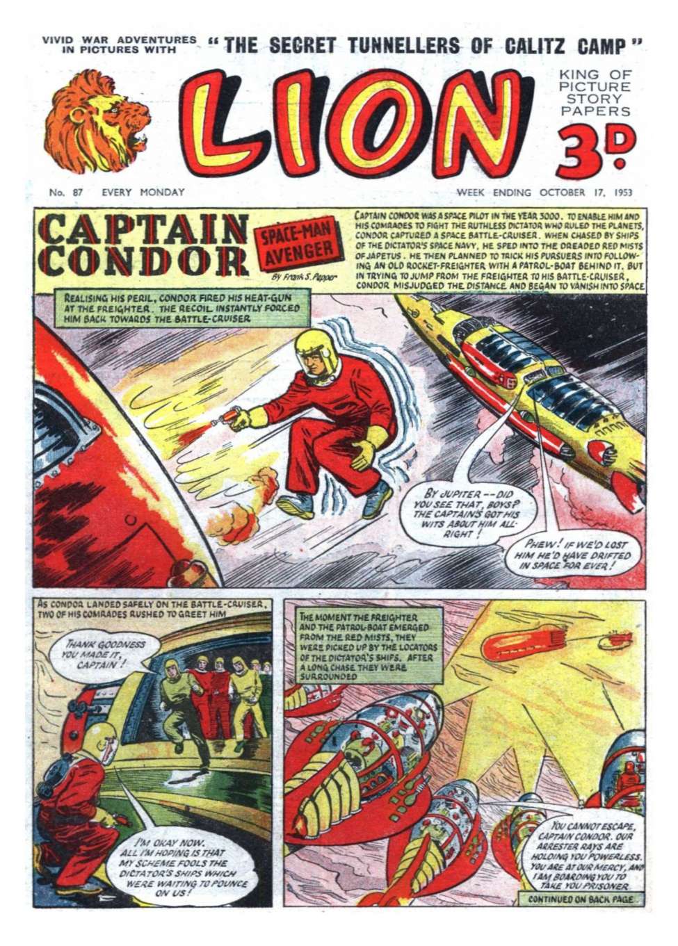 Comic Book Cover For Lion 87