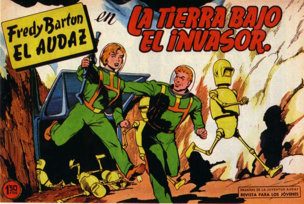 Comic Book Cover For Fredy Barton 16 - La Tierra Bajo el Invasor