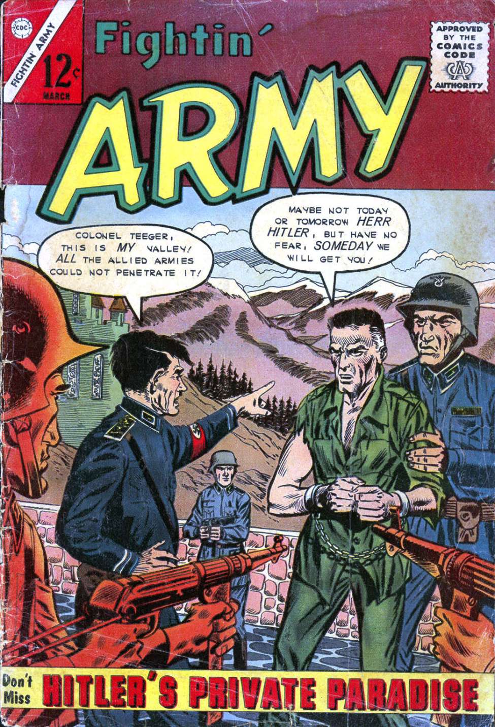 Comic Book Cover For Fightin' Army 51