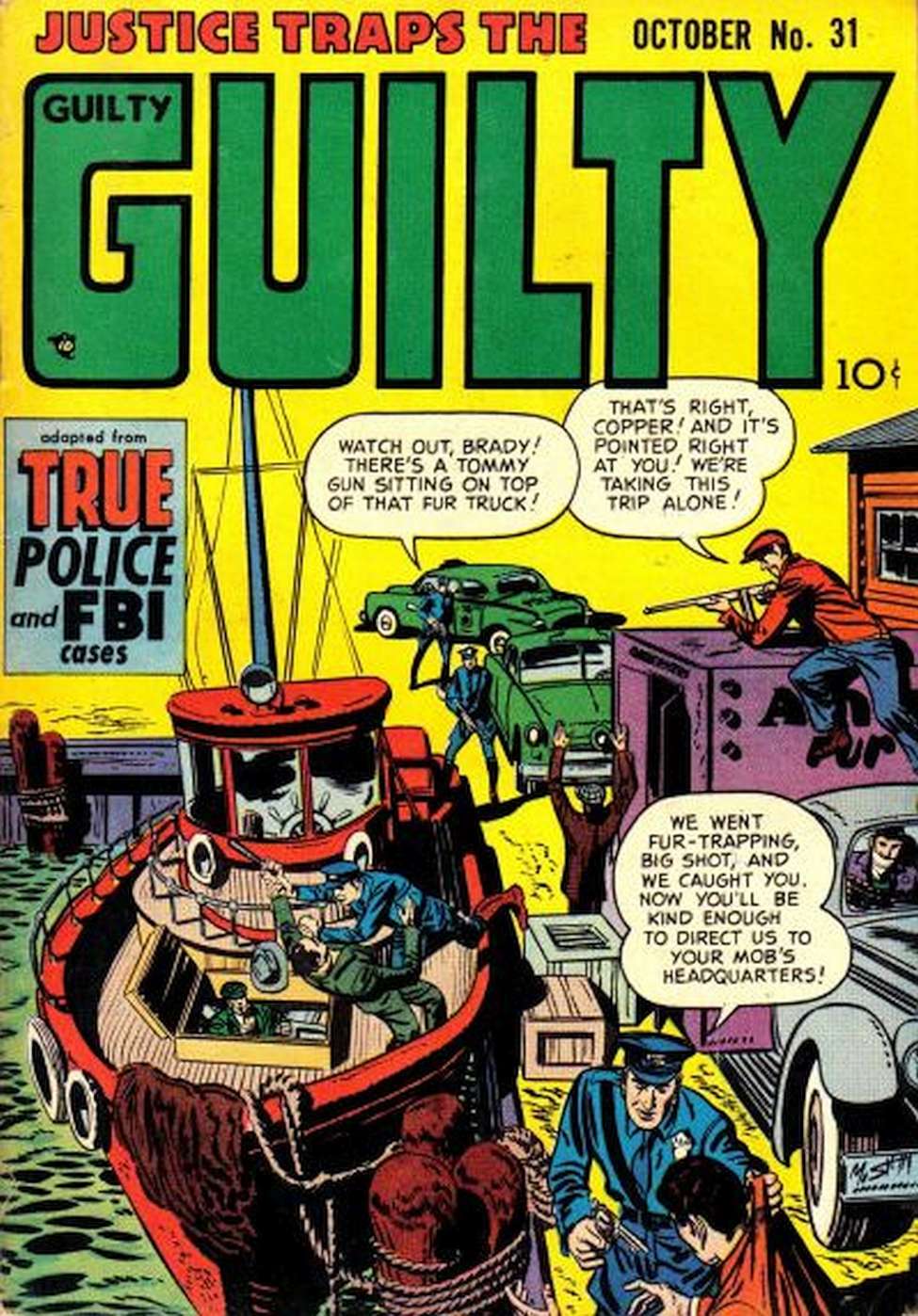 Comic Book Cover For Justice Traps the Guilty 31