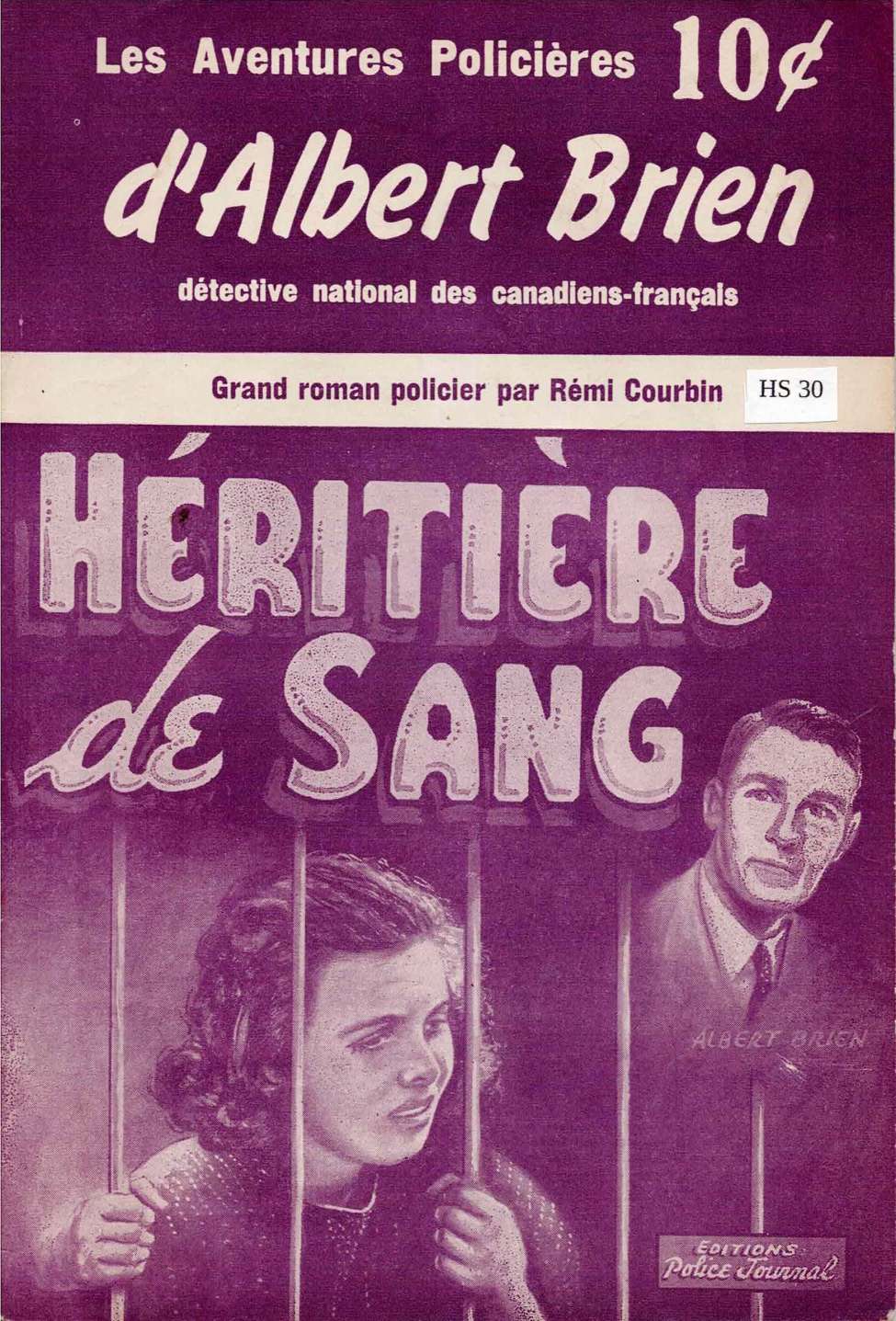 Book Cover For Albert Brien 30 - H&eacute;riti&egrave;re de sang