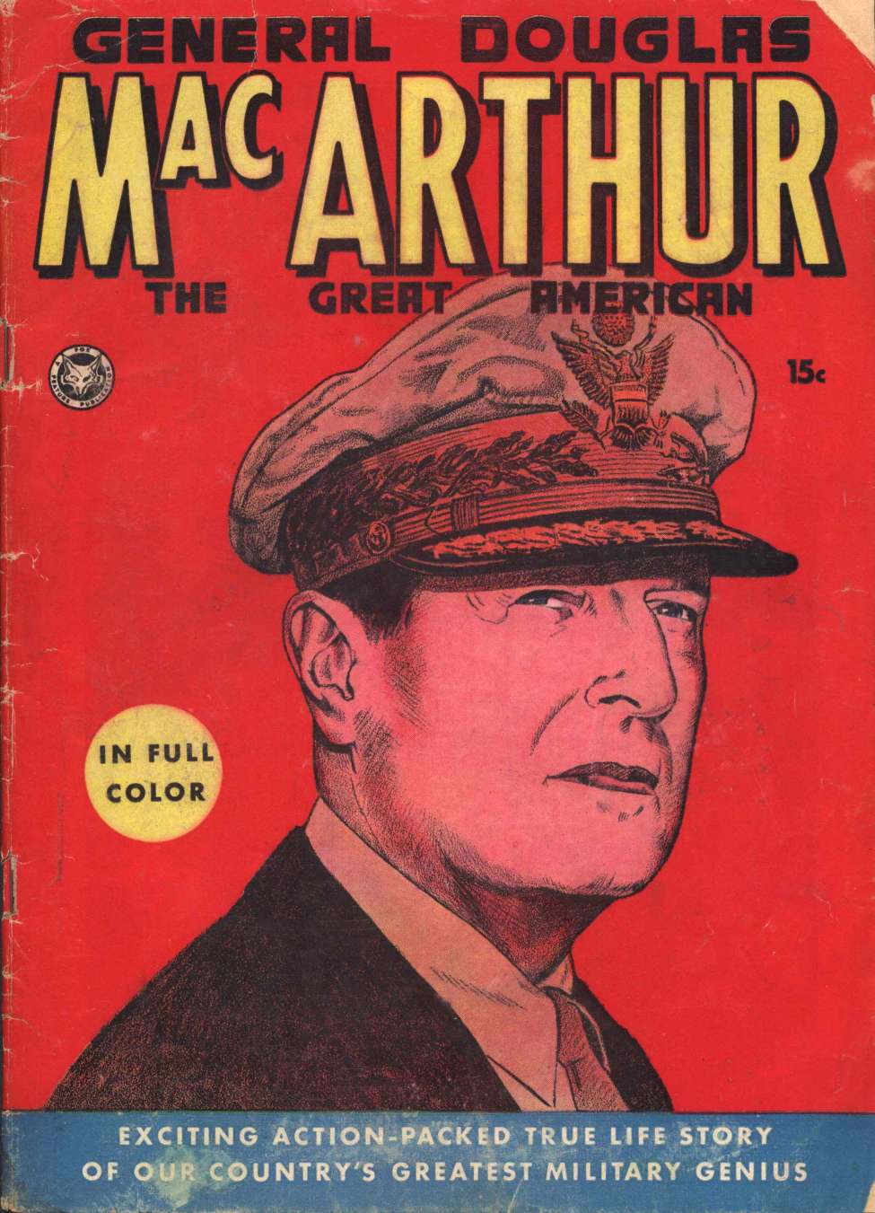Comic Book Cover For MacArthur The Great American