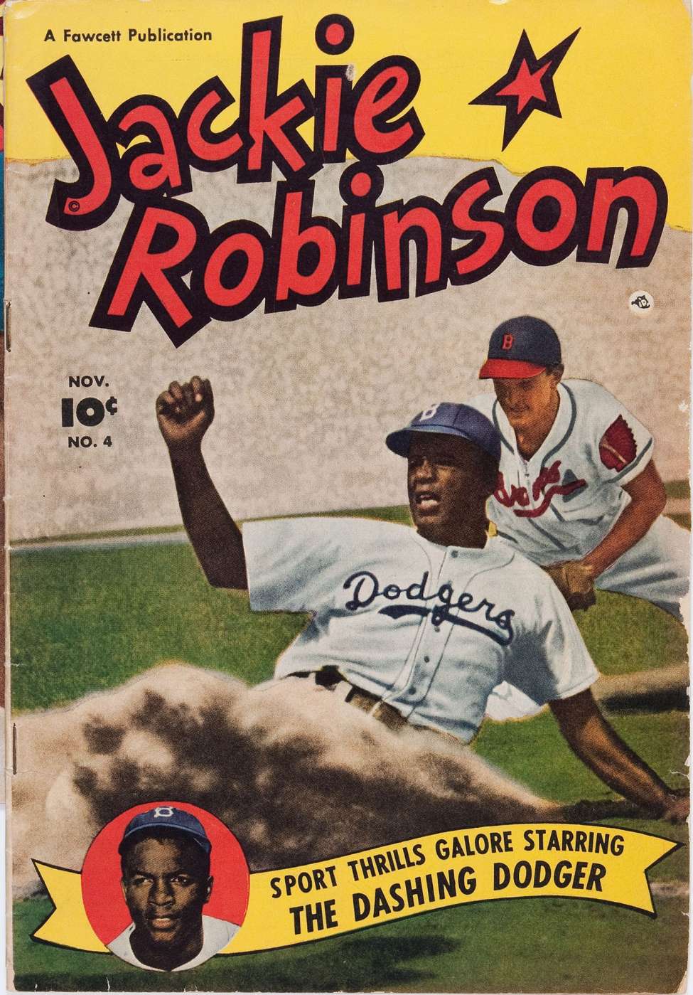 Comic Book Cover For Jackie Robinson 4