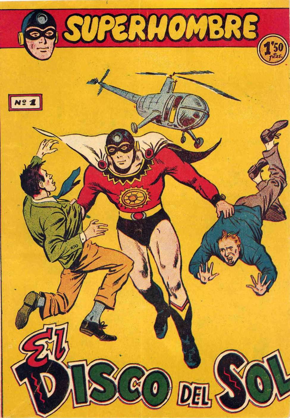 Comic Book Cover For Superhombre 1 El Disco del Sol