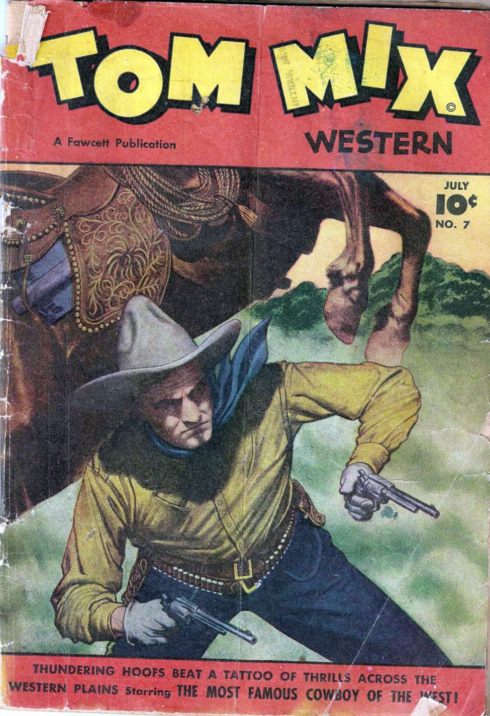 Comic Book Cover For Tom Mix Western 7