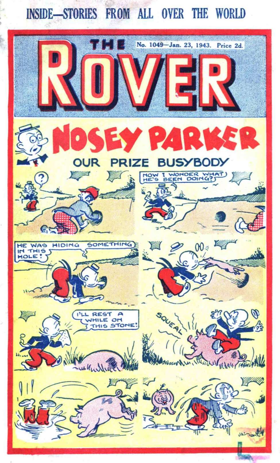 Comic Book Cover For The Rover 1049