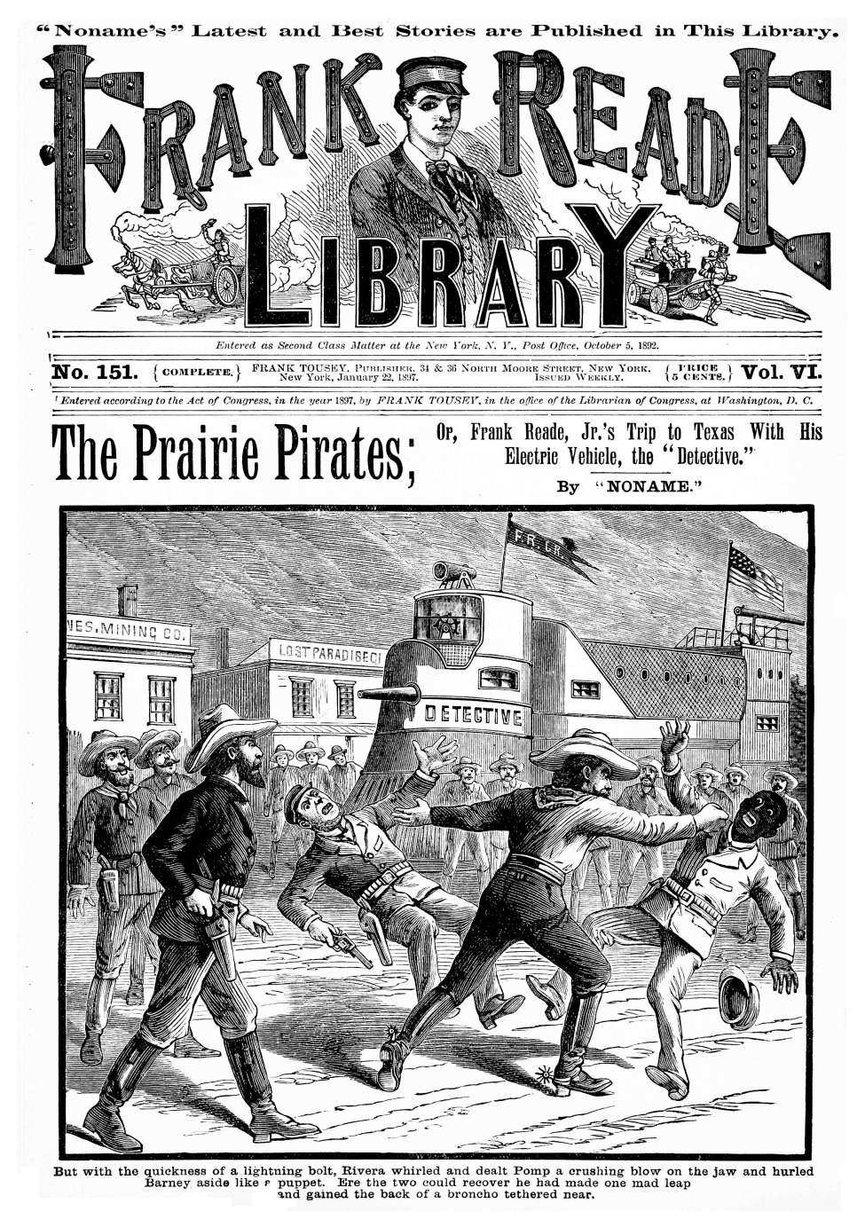 Comic Book Cover For v06 151 - The Prairie Pirates