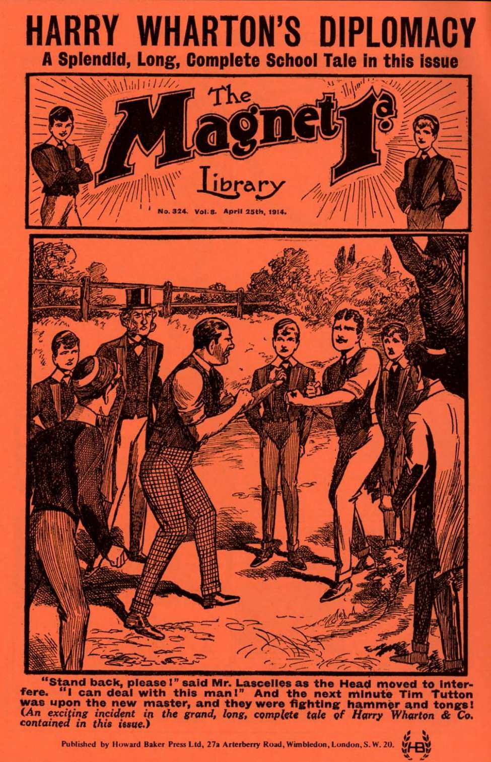 Book Cover For The Magnet 324 - Harry Wharton's Diplomacy