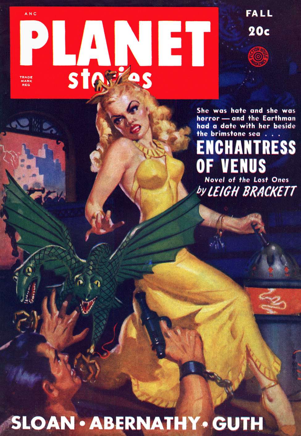 Comic Book Cover For Planet Stories v4 4 - Enchantress of Venus - Leigh Brackett