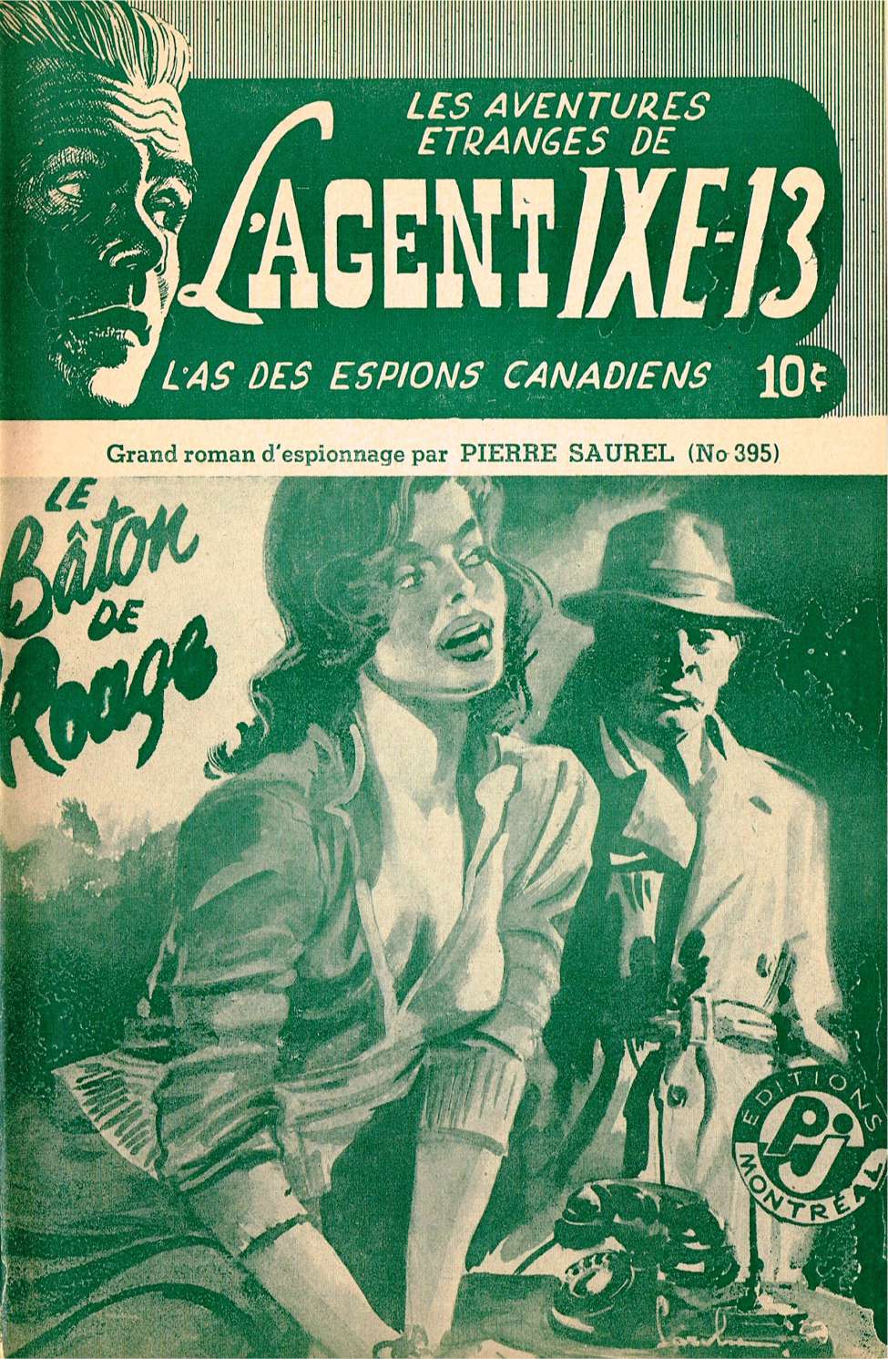 Book Cover For L'Agent IXE-13 v2 395 - Le bâton rouge