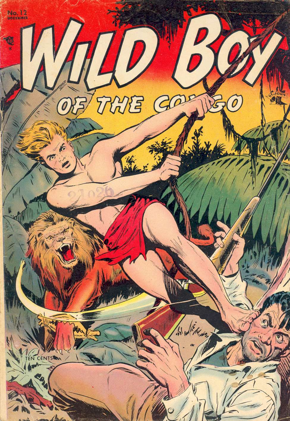 Comic Book Cover For Wild Boy of the Congo 12