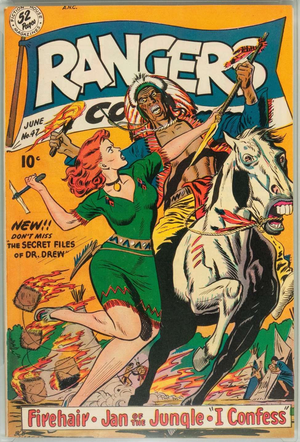 Comic Book Cover For Rangers Comics 47 - Version 1