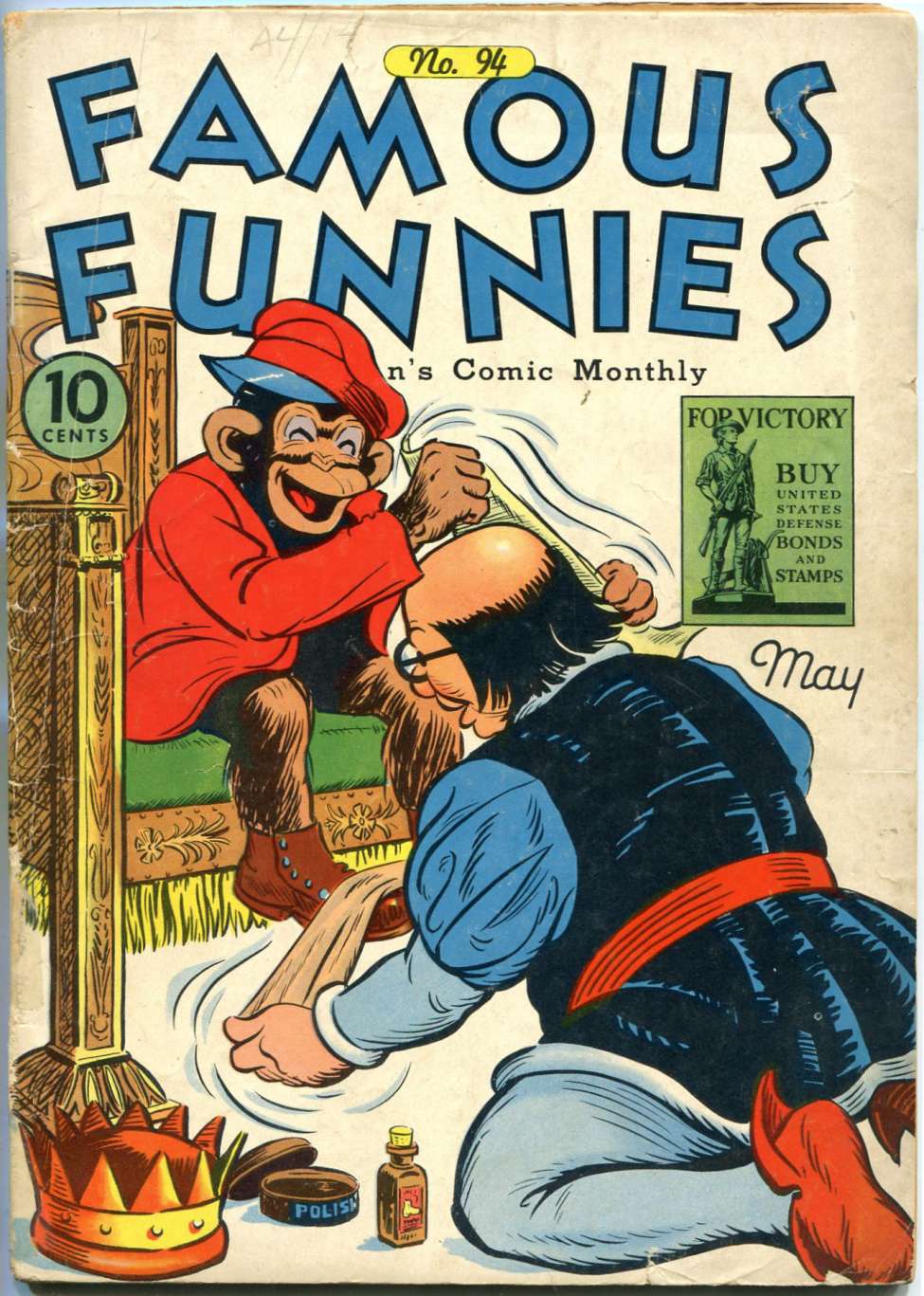 Comic Book Cover For Famous Funnies 94