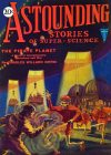 Cover For Astounding Serial - The Pirate Planet - C W Diffin