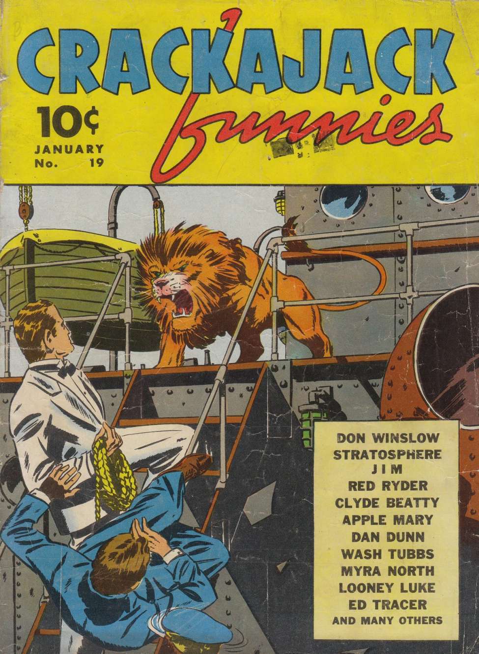 Comic Book Cover For Crackajack Funnies 19