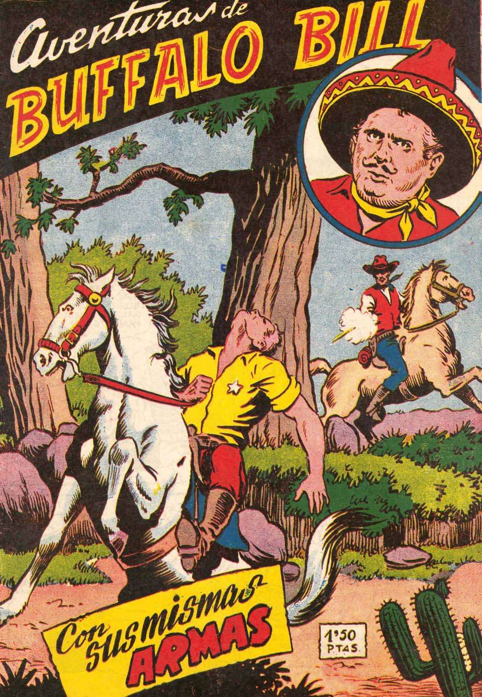 Comic Book Cover For Aventuras de Buffalo Bill 13 Con sus mismas armas