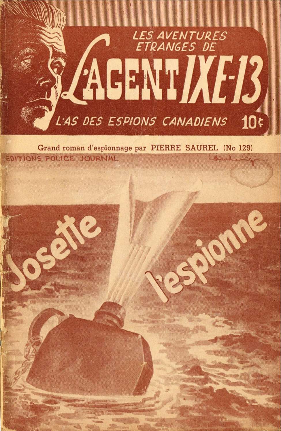 Book Cover For L'Agent IXE-13 v2 129 - Josette l'espionne