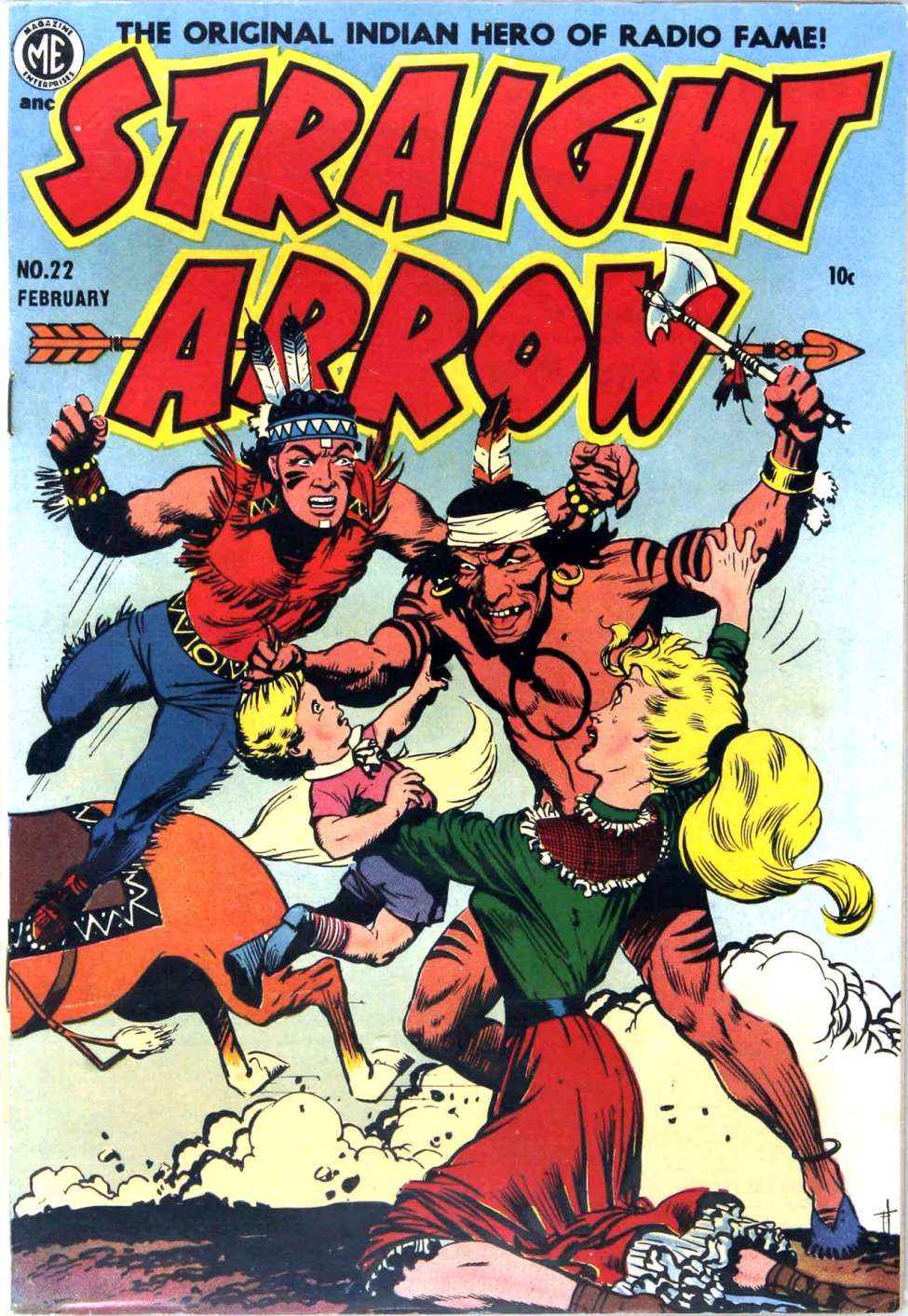 Comic Book Cover For Straight Arrow 22