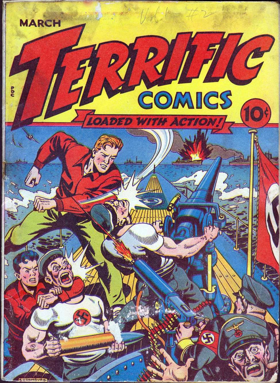 Comic Book Cover For Terrific Comics 2