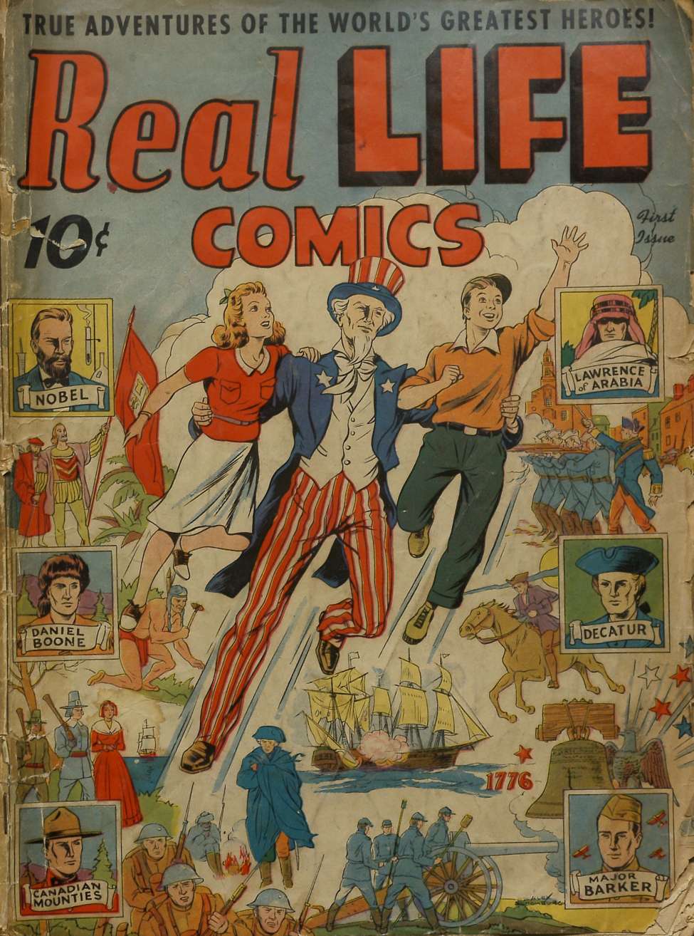 Book Cover For Real Life Comics 1
