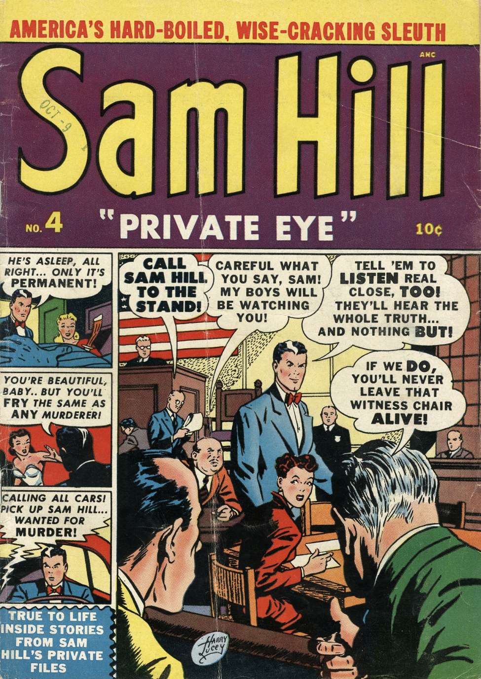 Comic Book Cover For Sam Hill Private Eye 4
