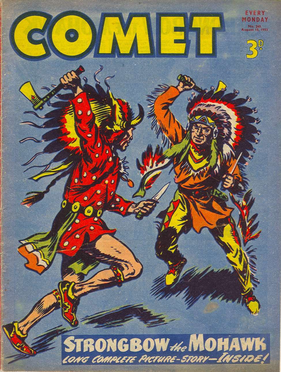 Comic Book Cover For The Comet 265