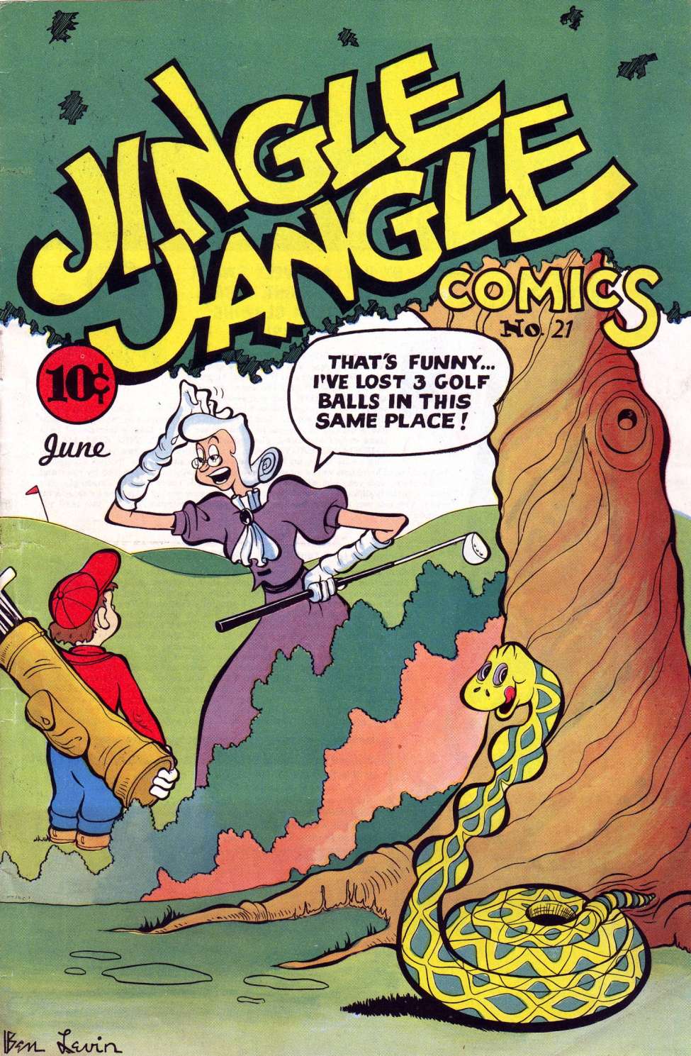 Comic Book Cover For Jingle Jangle Comics 21