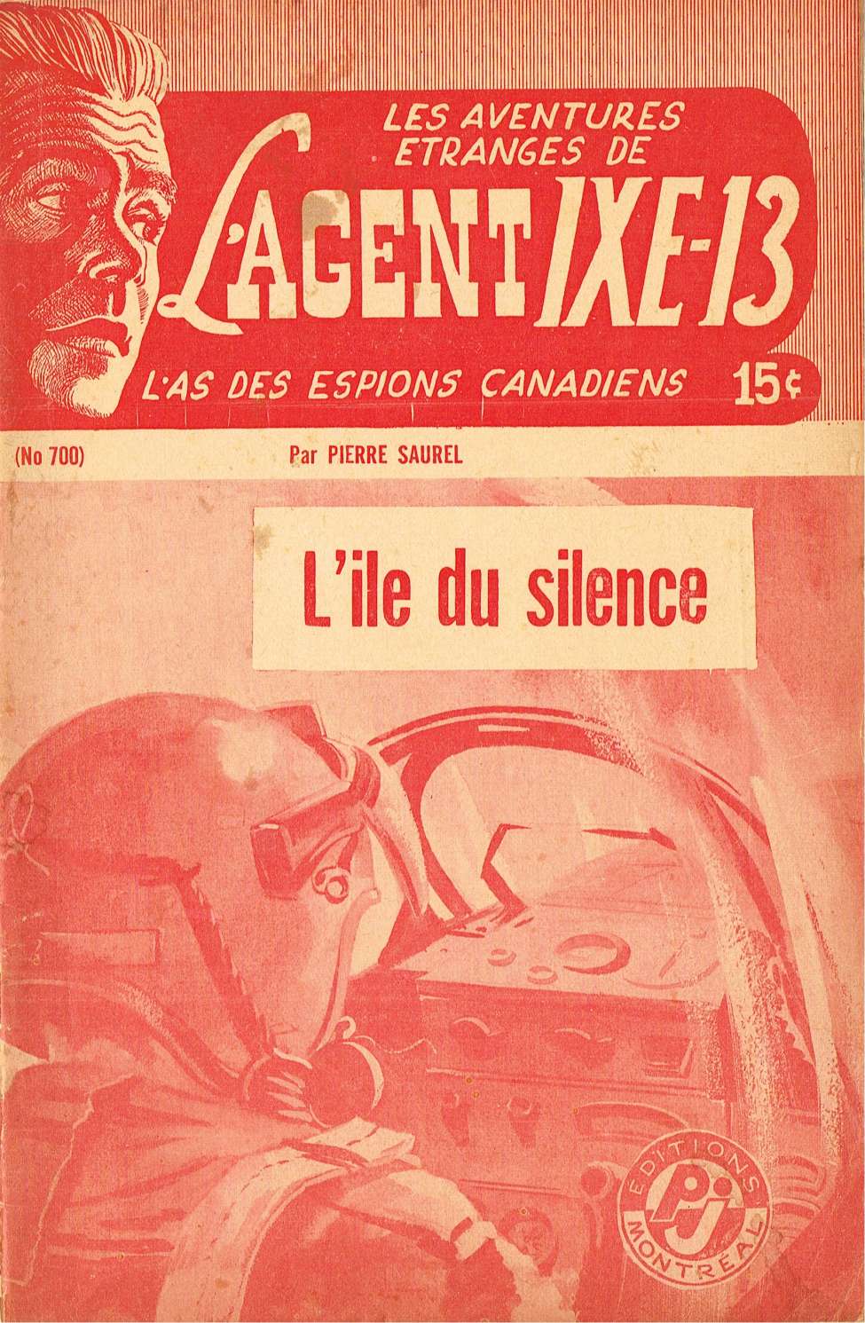 Book Cover For L'Agent IXE-13 v2 700 - L'île du silence