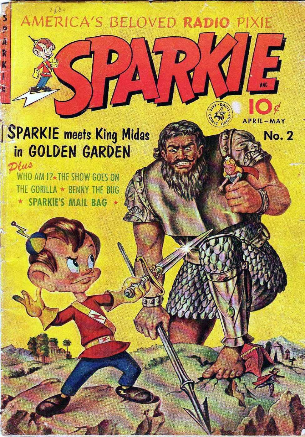 Comic Book Cover For Sparkie, Radio Pixie 2